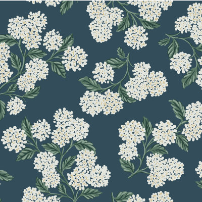 Rifle Paper Co. Hydrangea Wallpaper Double Roll