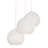 Darus 3 - Light White Cluster Pendant