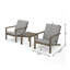 Ensemble de bar en bois massif Kendry