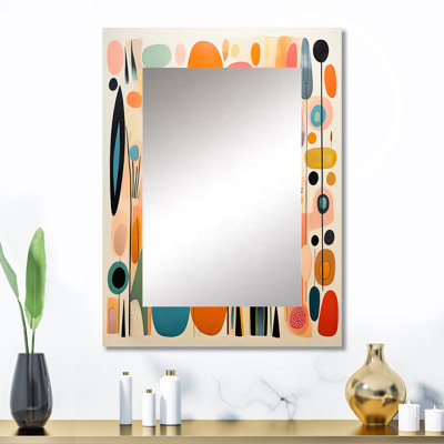 Rose Mid Century Playful Patterns II - Mid-Century Modern