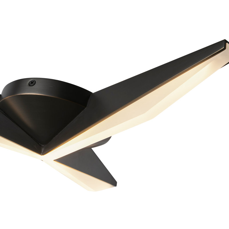 Tachi 2 - Light LED Flush Mount, Urban Bronze, 2.5" H x 18.13" W x 18.13" D