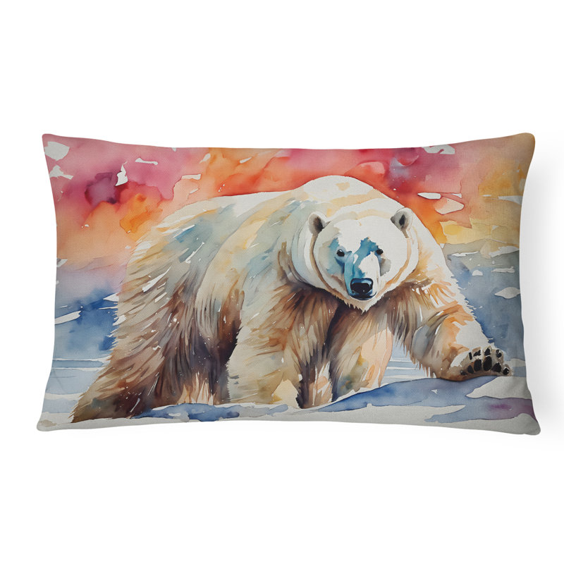 Polar Bear Throw Pillow