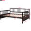 Lit de jour pleine grandeur de teinte polyvalente pour la chambre à coucher et le salon, rangement supplémentaire avec finition polyvalente pour lit combiné