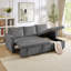 Canapé-causeuse avec méridienne et canapé-lit modulaire en L avec méridienne et rangement-244908575