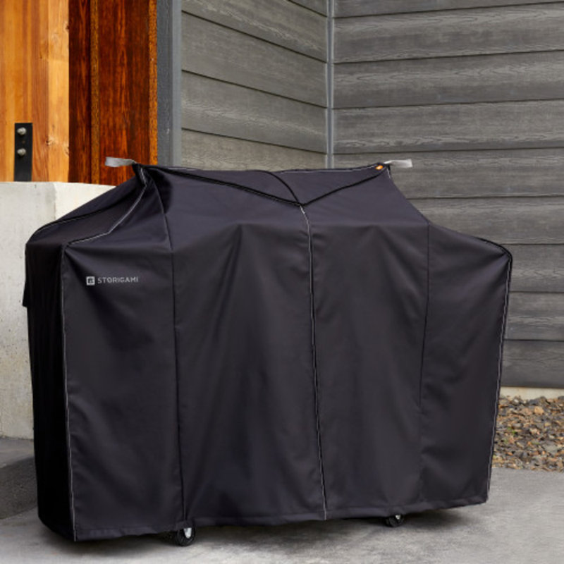 Arlmont & Co. Ayvin Grill Cover, Charcoal Black, 48" H x 58" W x 30" D
