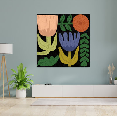 Art floral de paysage contemporain contemporain