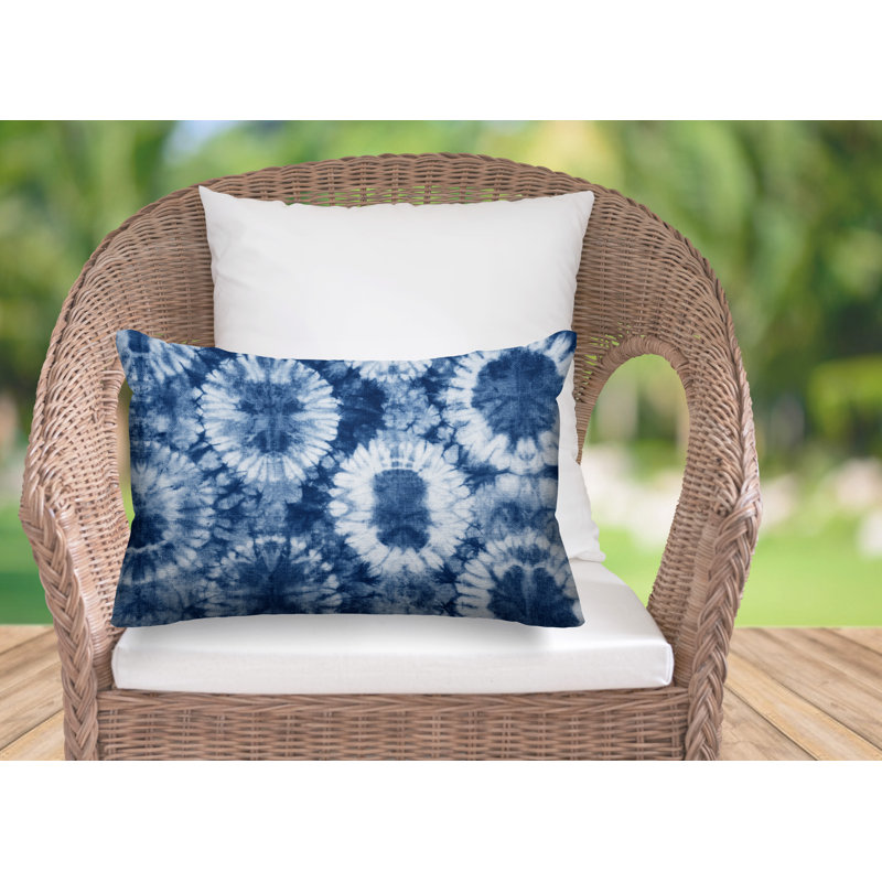 Hosi Abstract Outdoor Reversible Throw Pillow