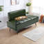 Banc de bout moderne avec pieds en bois pour le salon-939924510