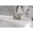 Kingston Brass Manhattan Two-Handle 3-Hole Deck Mount 4" Centerset Bathroom Faucet with Pop-Up Drain-95752644