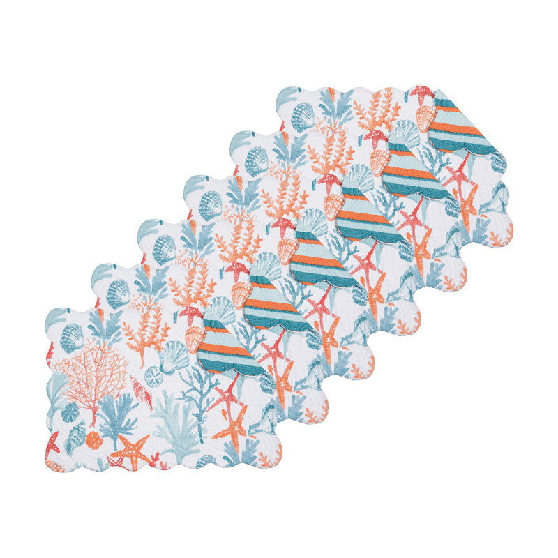 Napperon en coton Tangerine Coast