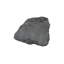 Table basse Cast Boulder, gris anthracite, grande