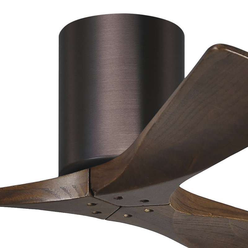 Irene Ceiling Fan, Brushed Bronze, 42", Walnut Tone