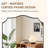 Anayalee Traditional Scalloped Rectangle Bathroom Vanity Mirror | Stainless Steel Frame-219904212-215424691