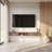 Slim Wall-Mounted TV Stand with 2 Storage Cabinets Fits TVs up to 70"-78805973