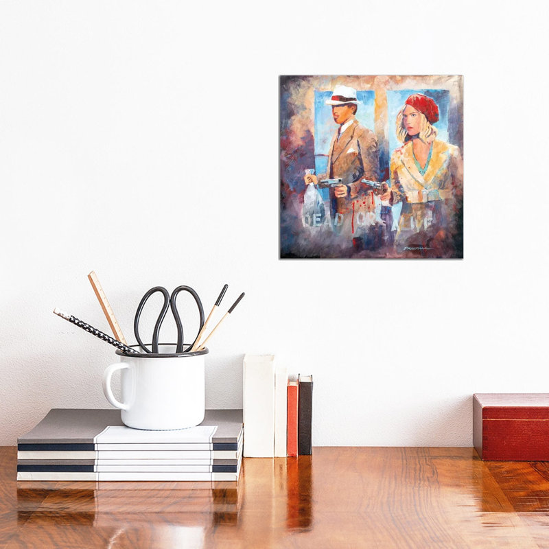 Take The Money And Run by Bill Drysdale - Wrapped Canvas Print, 30.48 cm H x 30.48 cm W