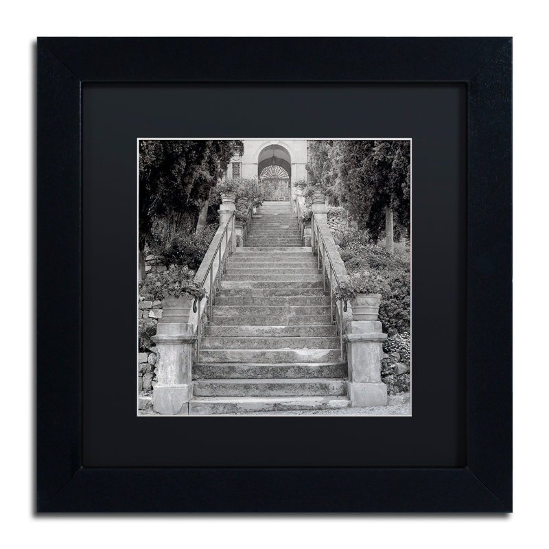 Alan Blaustein, «Liguria II», reproduction de photo encadrée, H 11 po x l 14 po x P 0,5 po, Noir