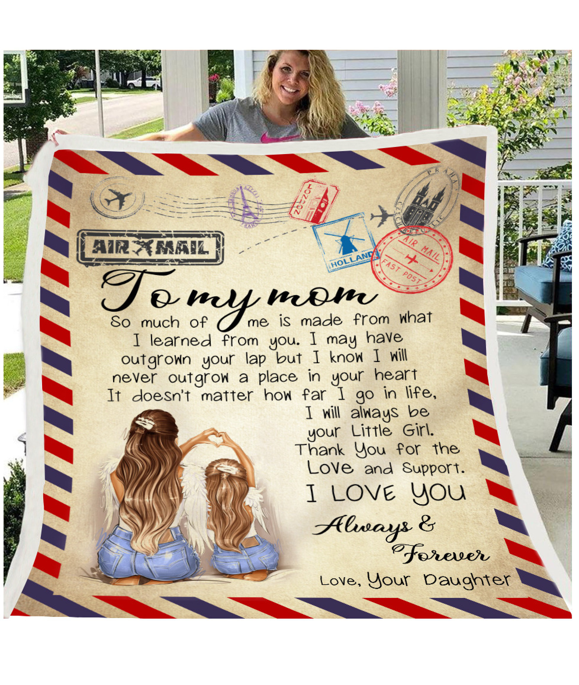 WARISI Love Letter Throw Blanket Wayfair