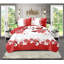 Ensemble de housse de couette 5 pièces en microfibre, comprenant 2 taies d'oreiller et 2 taies décoratives, résistant aux plis et lavable à la machine-124862182