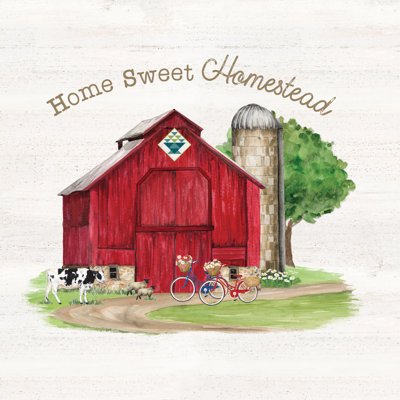 «Alayshia Spring On The Farm I-Homestead on Canvas» par Tara Reed, reproduction
