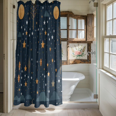 Rideau de douche Christmas Lights - Premium