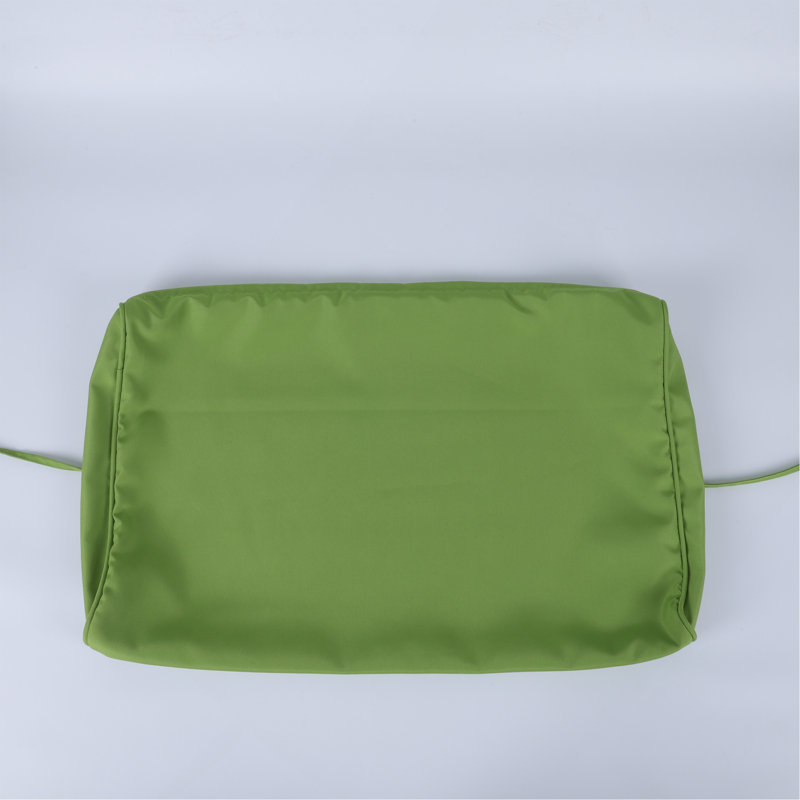 Ensemble de 14 housses de coussin pour canapé d'angle extérieur 7 pièces (6 places) en rotin tressé, housses de coussin zippées seulement, vert kaki