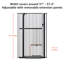 142cm Pressure-Fit Pet Gate with Cat Door, Fits 79-104cm Wide Openings-1123708358-1123708356