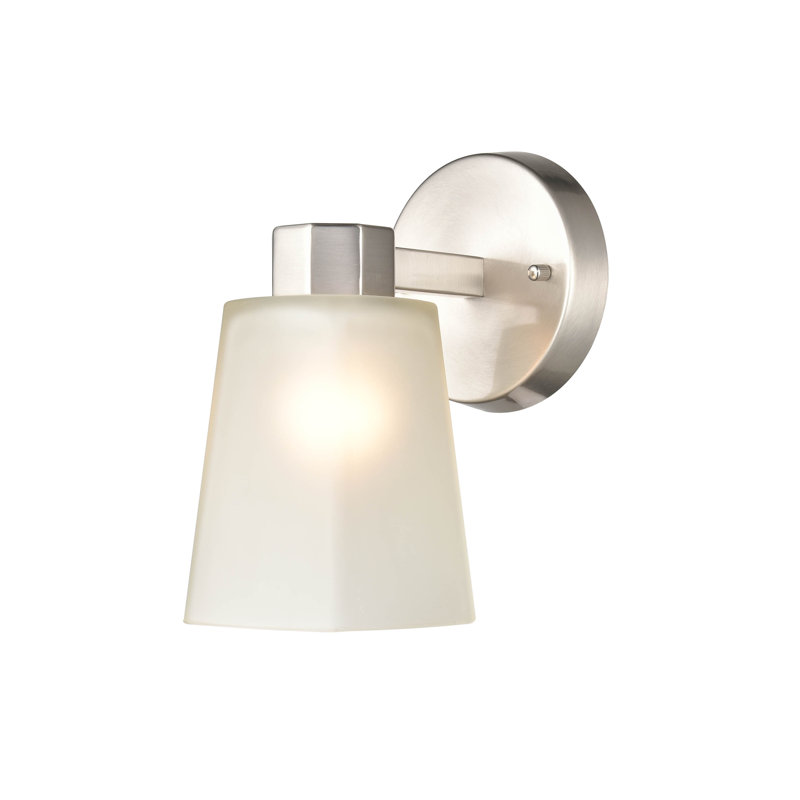 Armed Sconce, Brushed Nickel
