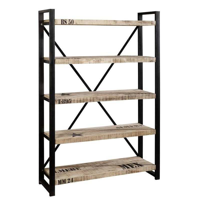 Factory 180cm H x 120cm W Etagere Bookcase