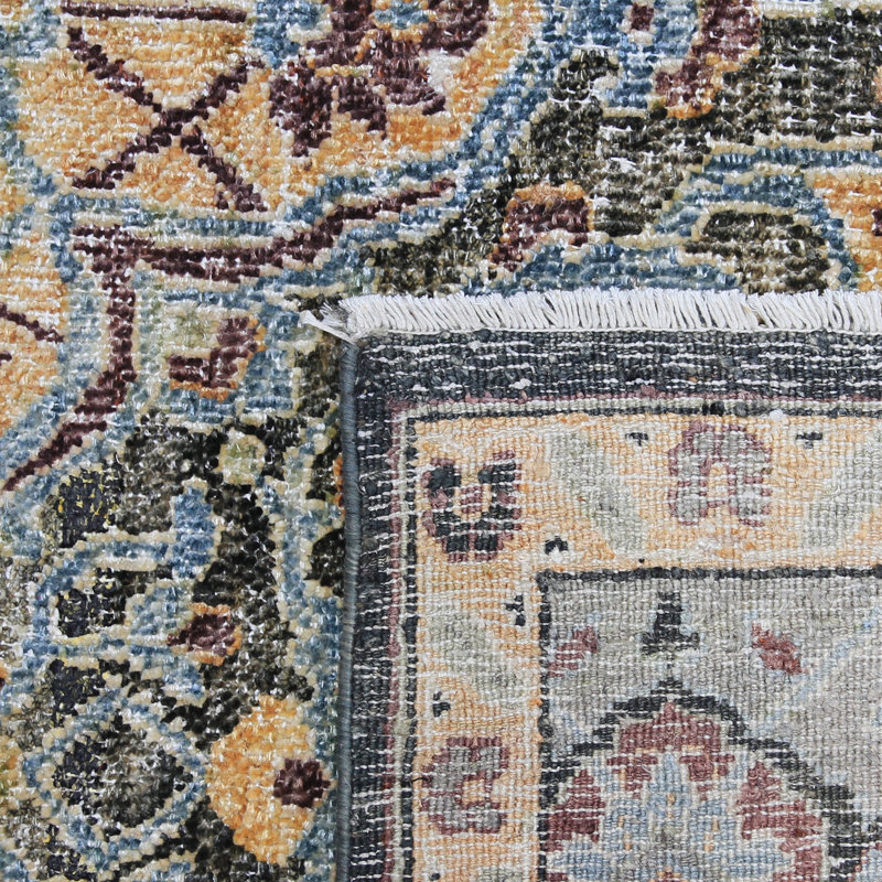 Gray Alchemy Silk Rug - 7'11" x 9'10"