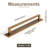 Classical Bar Pull With Backplate(G017) Multipack-117357906-117357908