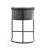 Cosmopolitan Mid-Century Modern Vegan Leather Upholstered Metal Counter Stool in Weathered Gray-150971126-150751844