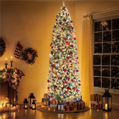 Arbre de Noël artificiel pré-éclairé