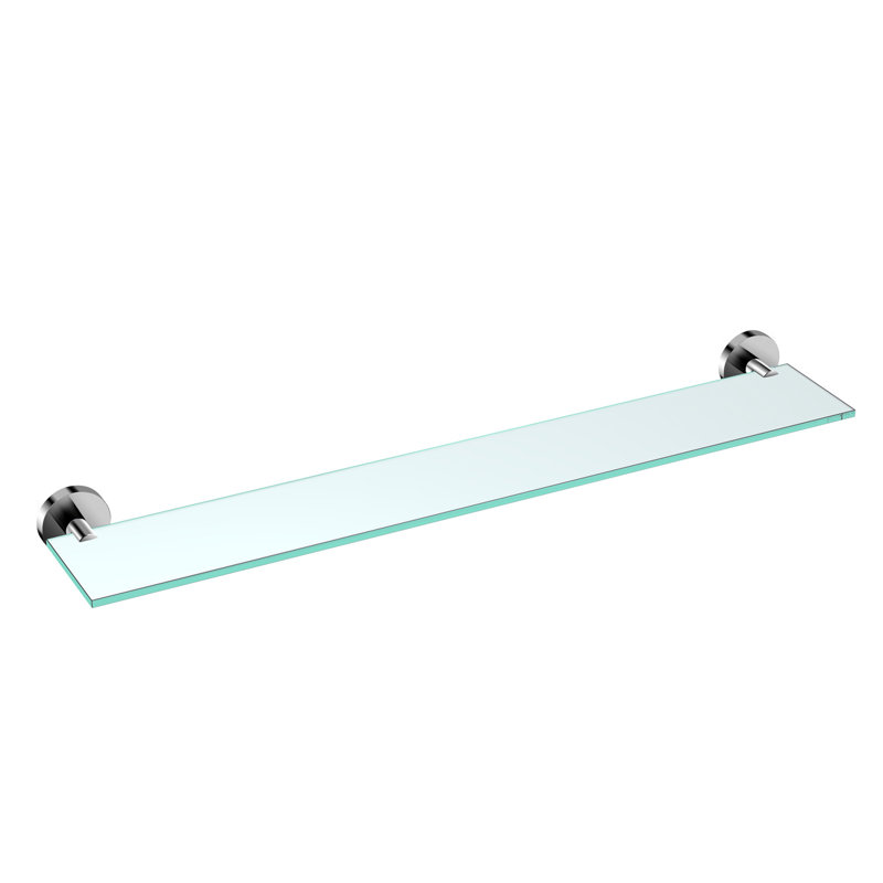 Karns Metal Floating Shelf, Brushed