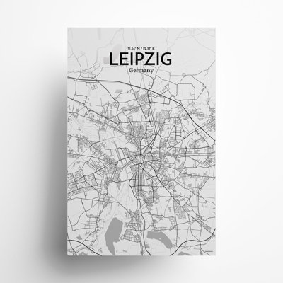 Art graphique de la carte de la ville