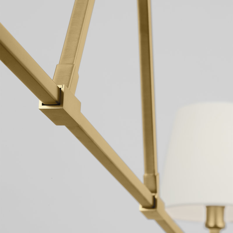 Perth 2 - Light Chandelier, Burnished Brass