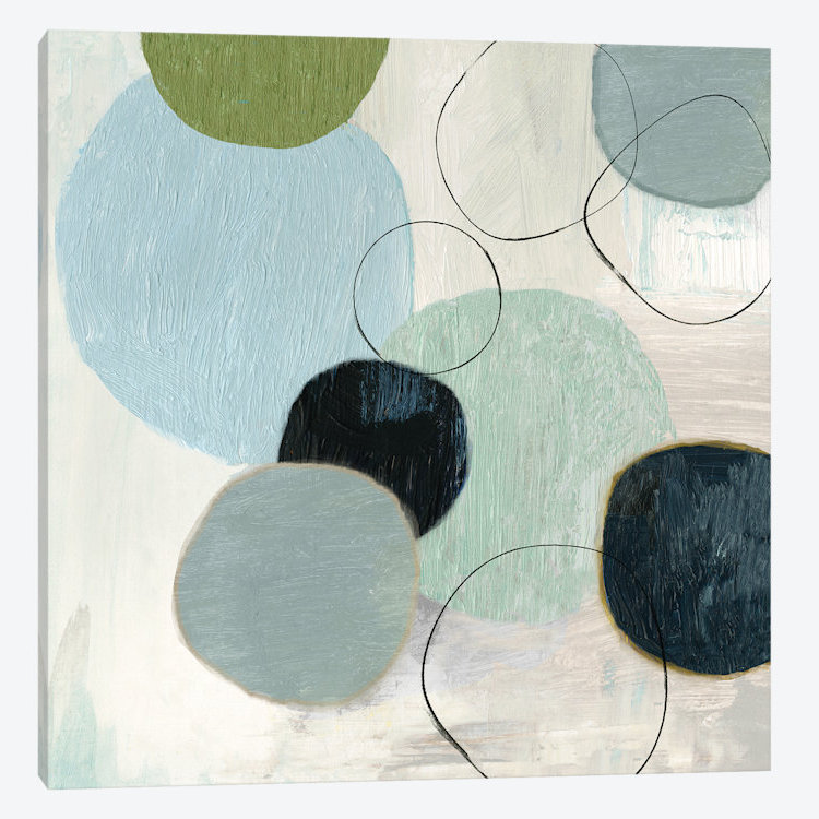 «Soft Circle II», reproduction sur toile, H 26 po x l 26 po x P 1,5 po, Toile tendue, Pas de tapis
