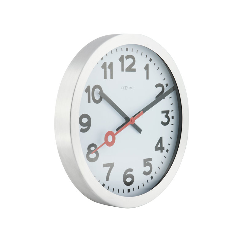 Station Metal Wall Clock, 35cm H x 35cm W x 4cm D