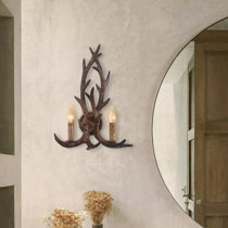 Heavy Metal Triple Fish Wall Sconce Wall Light for Cabin or Lake