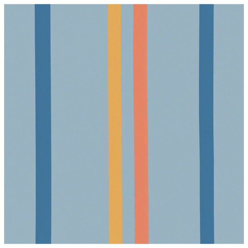 Rideaux verticaux à motif de rayures verticales, voilages et voilages à rayures - 1 panneau, 50 po x 92 po - 1 panneau