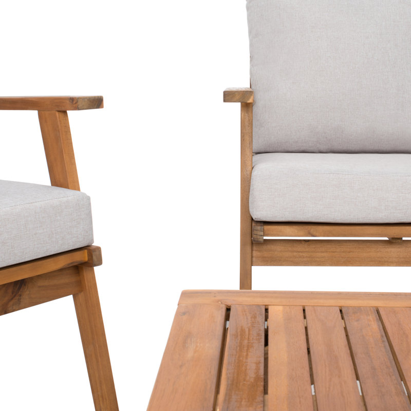 Avyion Acacia 4 - Person Patio Conversation Sets with Cushions