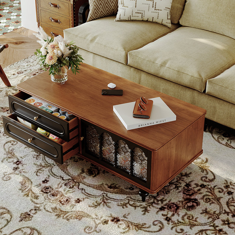 Table basse de style français rétro