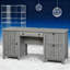 Bureau d'ordinateur de bureau rétro