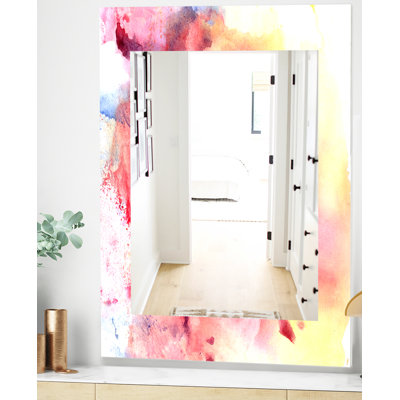 Miroir mural abstract