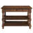 Wood Kitchen Island 2 Drawers 2 Shelf White Distressed | -1520375294