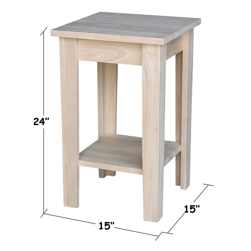 Dufrene Solid Wood End Table