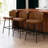 27.2" Swivel Bar & Counter Stool with Wide Cushion and Back, Faux Leather Upholstered Stools, Vintage Brown-191873794
