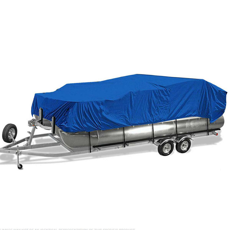 Elastic Mildew Resistant Watercraft Cover By Boshen, Blue, 157" H x 246" W x 1" D