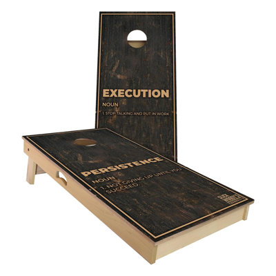 2' X 4' Persistence Cornhole Board Set With Hole Lights