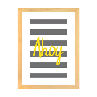 " Yellow Ahoy Nordic Design "
