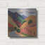 Art mural en métal luxueux «Wanaka Valley» par Jenny Wantuch, 12 po x 12 po-114972049